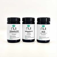 NUI Immunbox light: Vitamin C, Zink, NUI Vitamin D3 5000IE plus K2 & Magensium Kapseln
