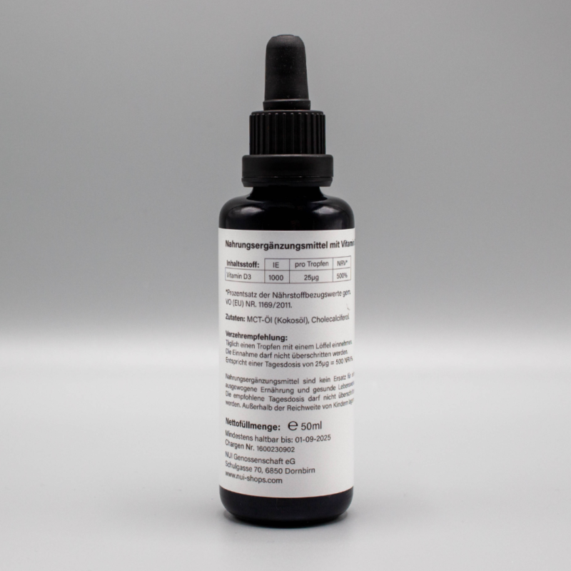 NUI Vitamin D3 1000IE Tropfen
