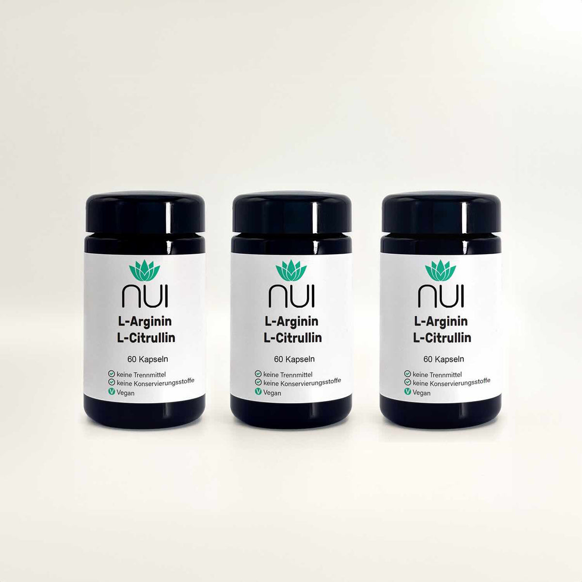 NUI L-Arginin L-Citrullin 3er Packung