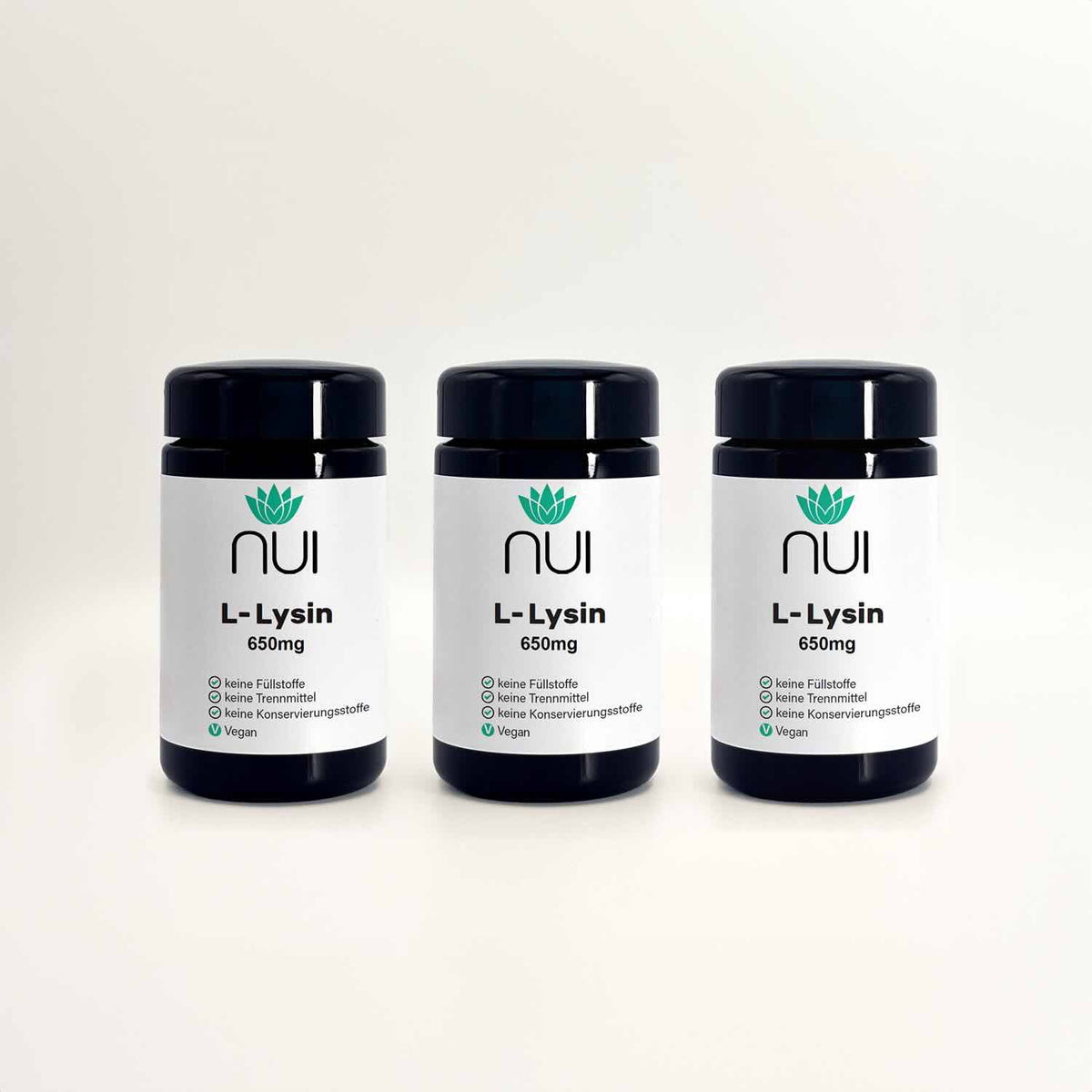 NUI L-Lysin 3er Packung
