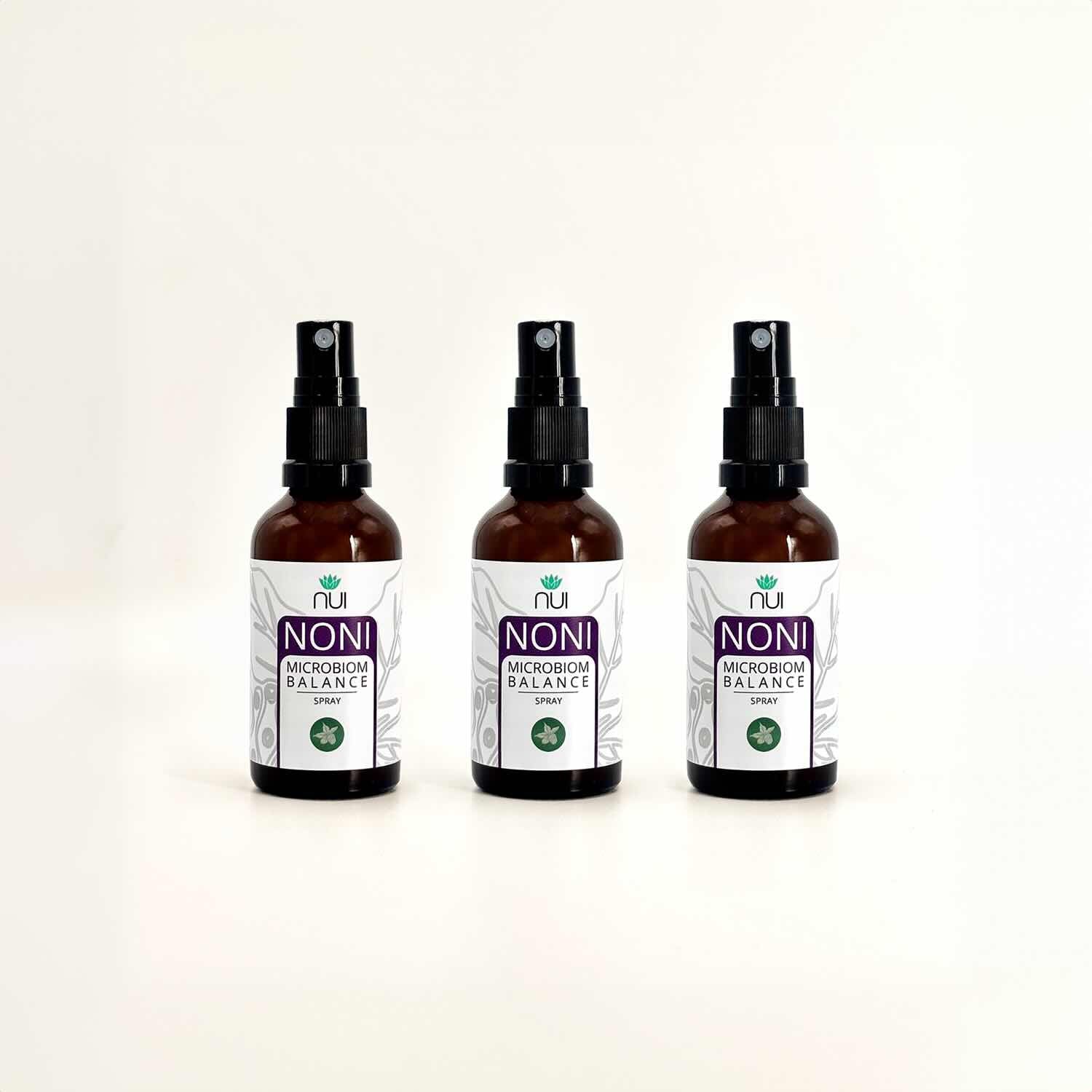 NUI NONI Microbiom Balance Spray 50 ml 3er Packung
