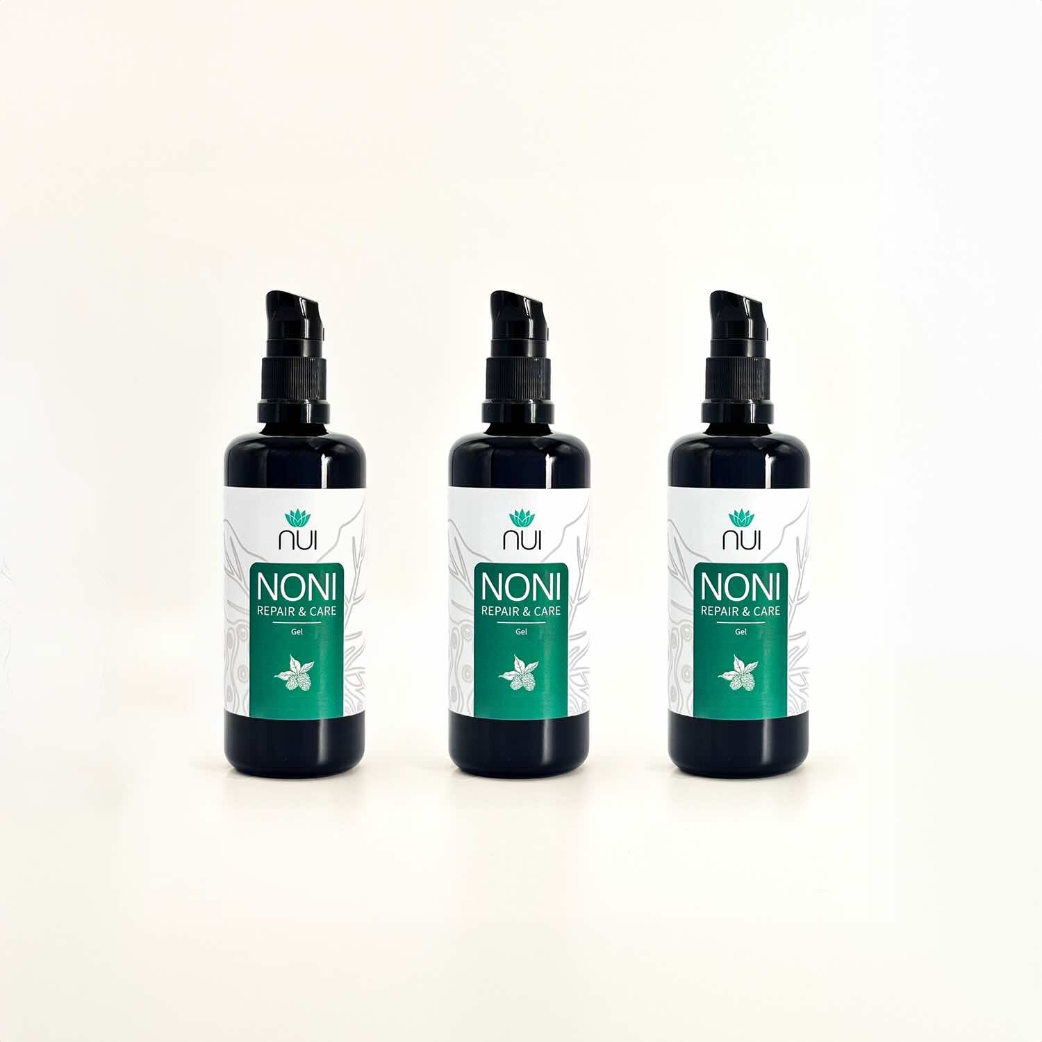 NUI NONI Repair & Care Gel 100 ml 3er Packung