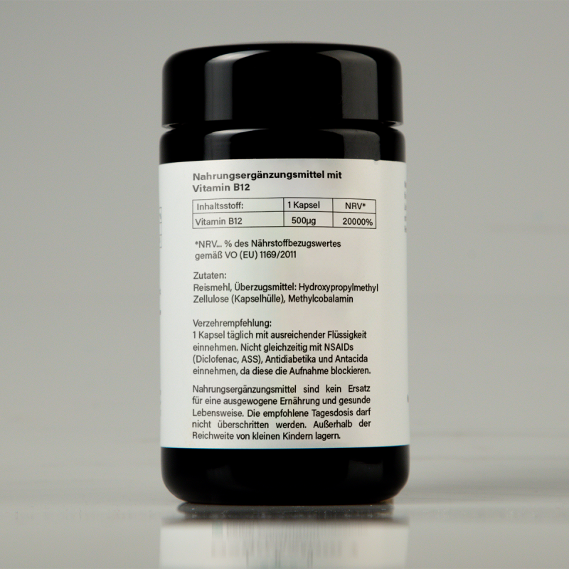 NUI Vitamina B12 500µg