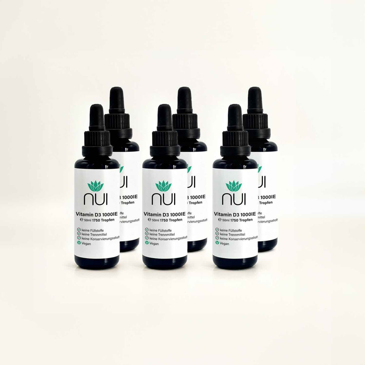 NUI Vitamin D3 1000IE Tropfen 6 Flaschen
