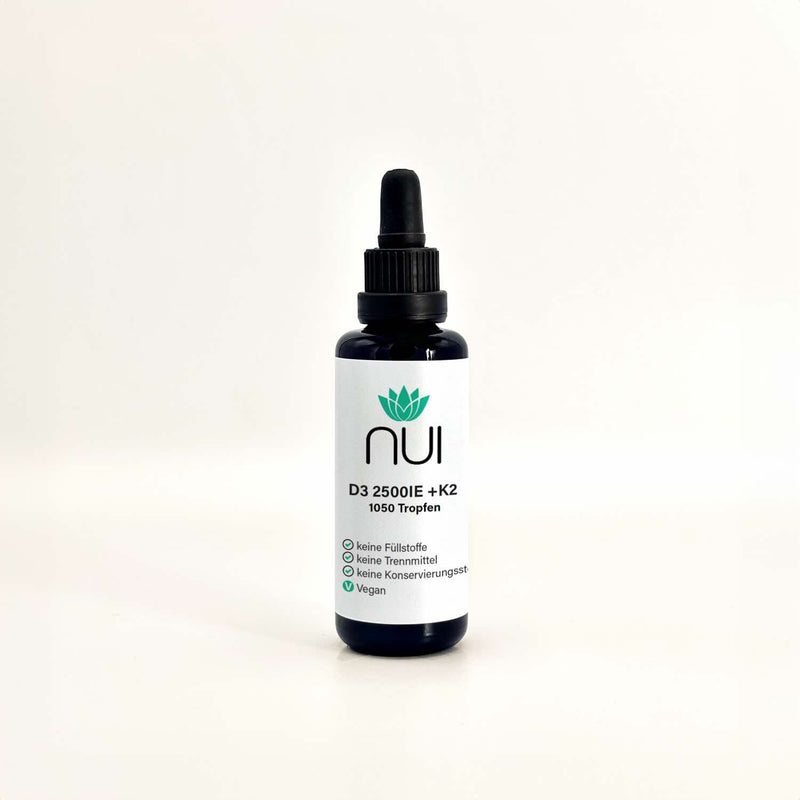 NUI Vitamin D3 2500IE + K2 Tropfen
